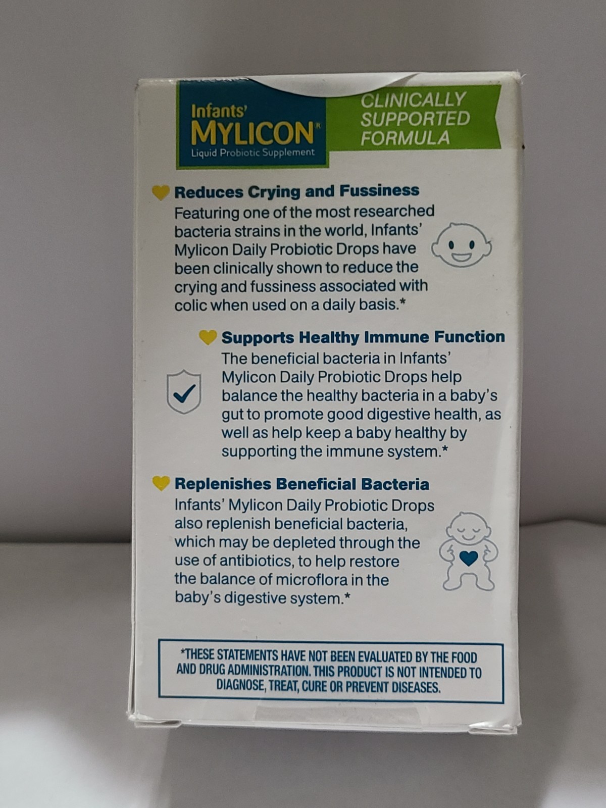 Infants Mylicon Daily Probiotic Drops 8mL 07/2026