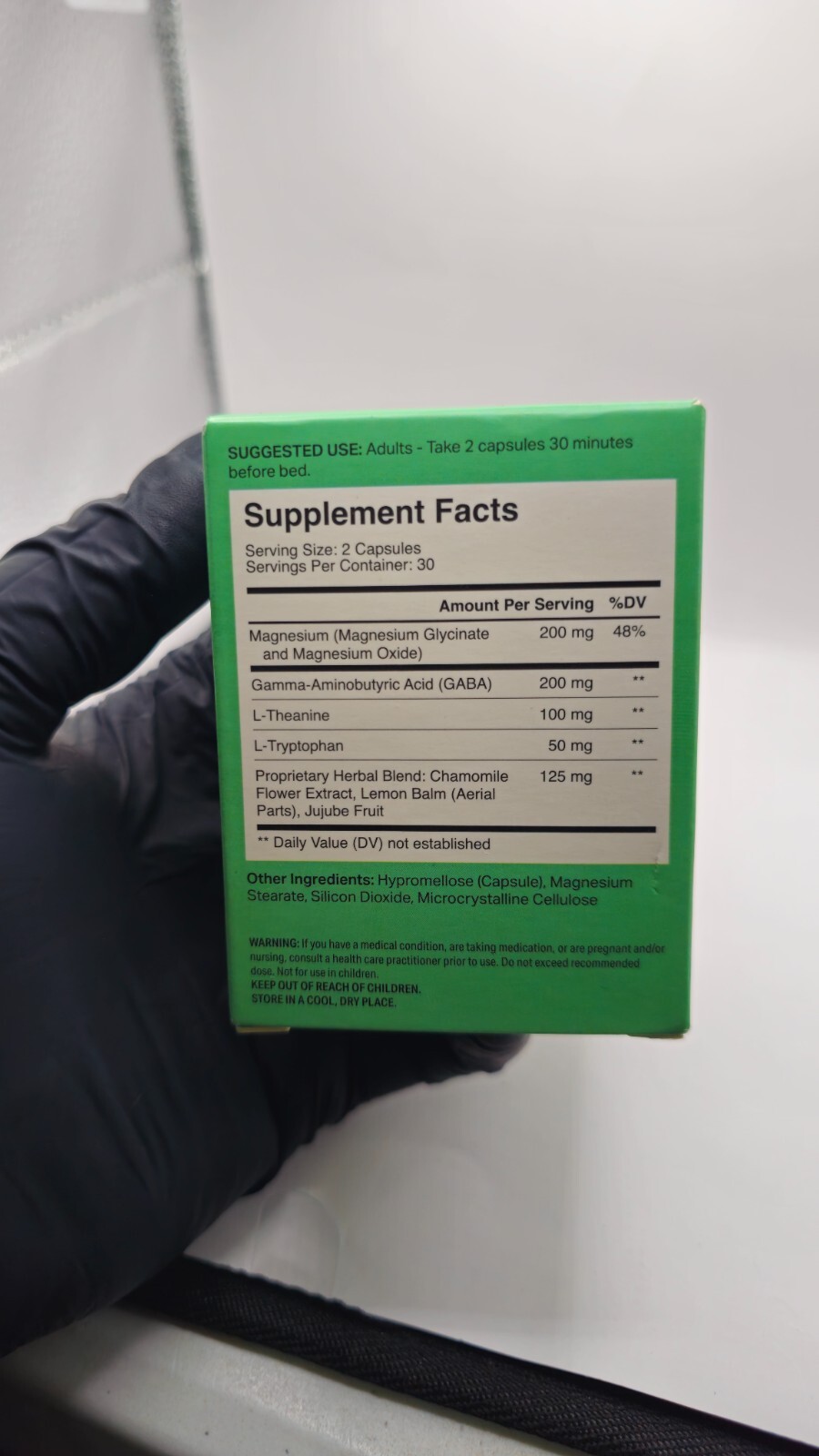 Magnesium Supplement.Rest Sleep Support .Non-Habit Forming. Ex. 10/2025