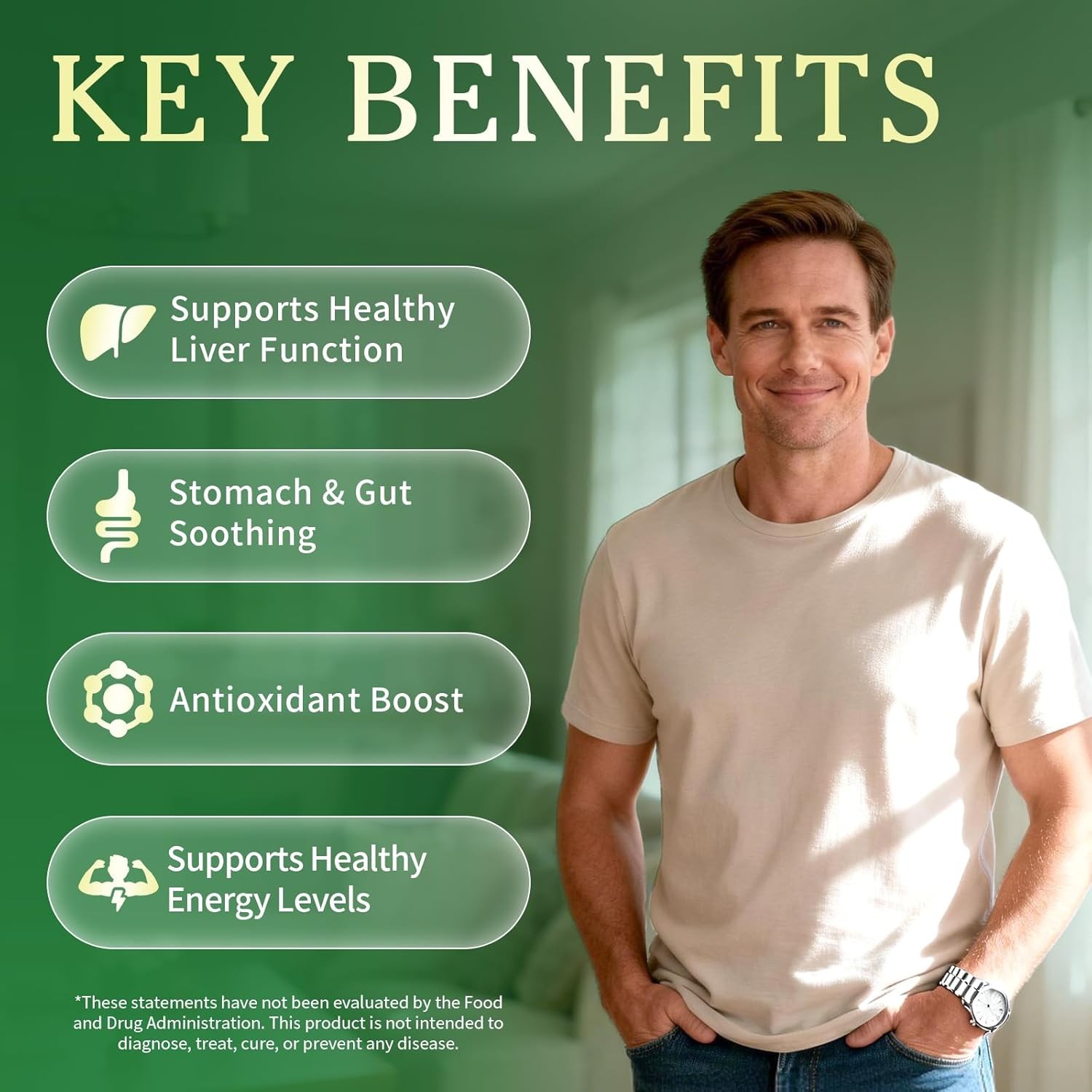 Liver Cleanse Detox & Repair – Liver Support Liquid Drops with Milk Thistle