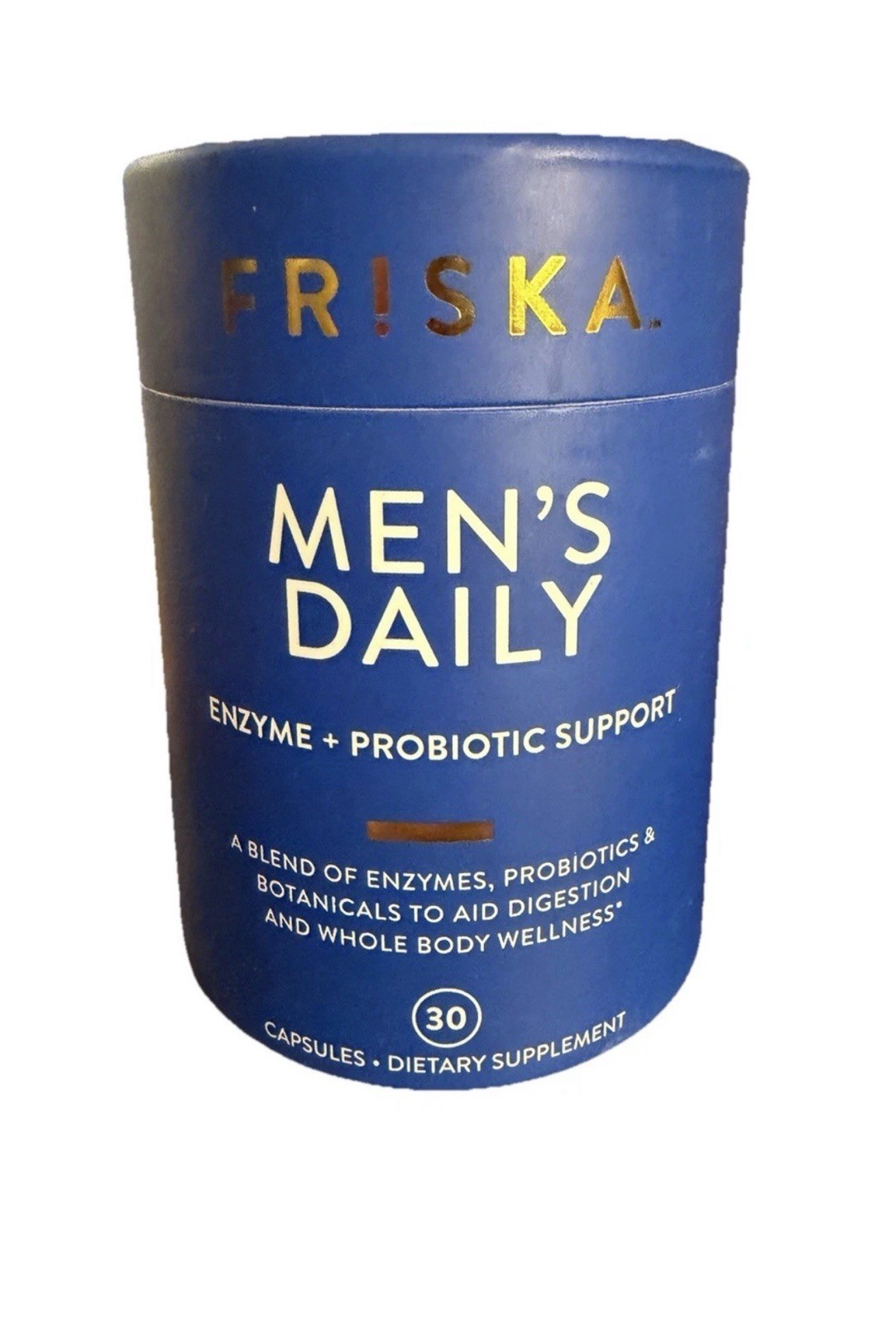 FRISKA Men’s Daily Digestive Enzyme and Probiotics with Lactase Exp 09/2026 New