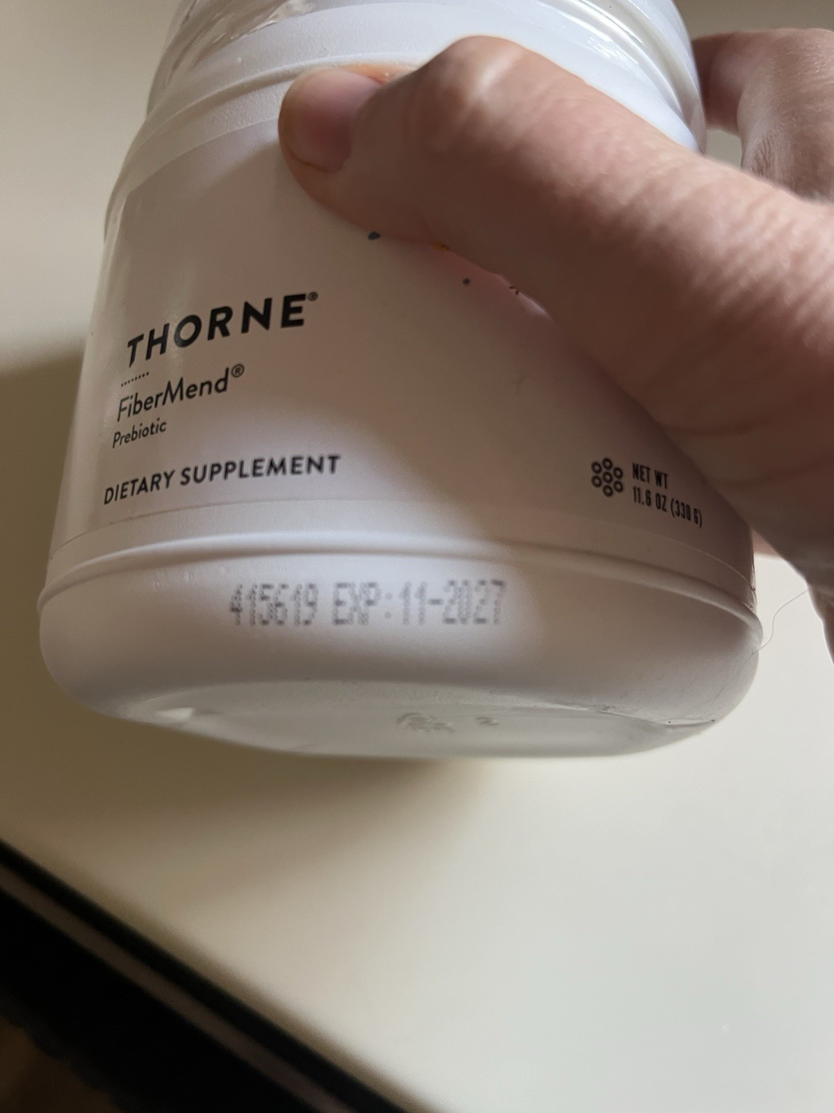 THORNE – FiberMend – Prebiotic Fiber Powder for Regularity exp 11/2027