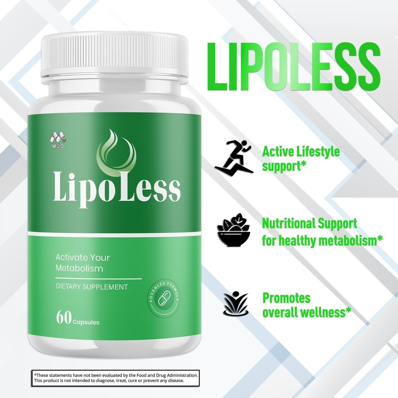 3PK LipoLess Weight Management & Energy Support Supplement Himalayan Pink Salt