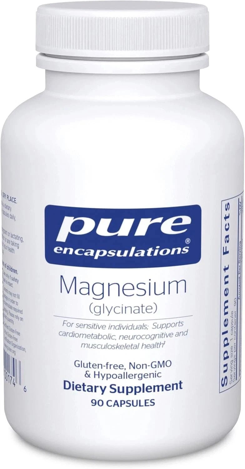 Pure Encapsulations Magnesium (Glycinate) – Supplement to Support Stress Relief