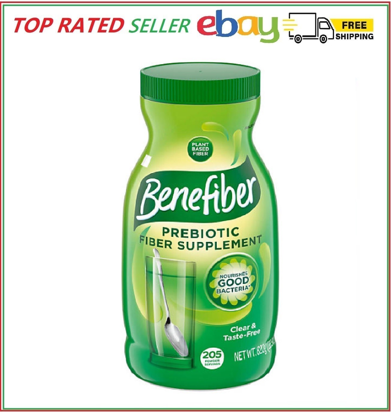 Benefiber Daily Prebiotic Fiber Supplement Powder, Unflavored, 28.9 oz.