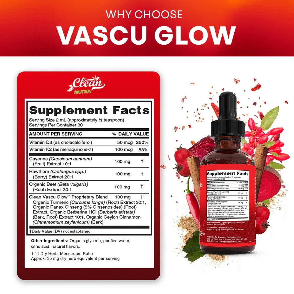 3Pack Cayenne Pepper Hawthorn Beet Root Turmeric Vitamin K2+D3 Liquid Drops