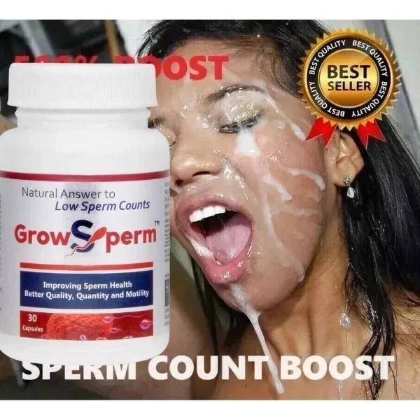 Grow Sperm Men Herbal Wellness Capsules Natural Vitality Support 30 Veg Capsules