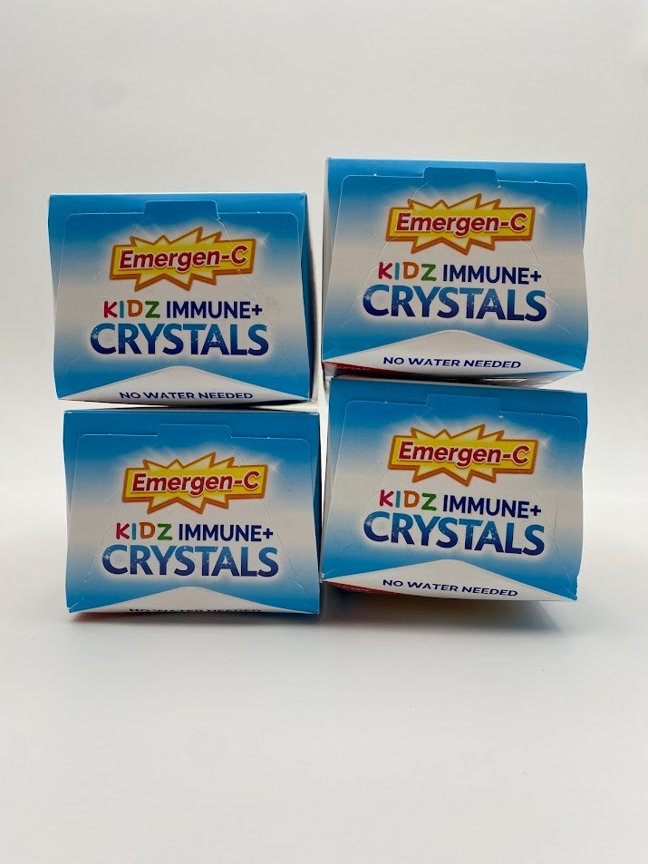 Emergen C Kidz Immune Crystals Tropical Punch 61g Lot Of 4 Exp 05/2026