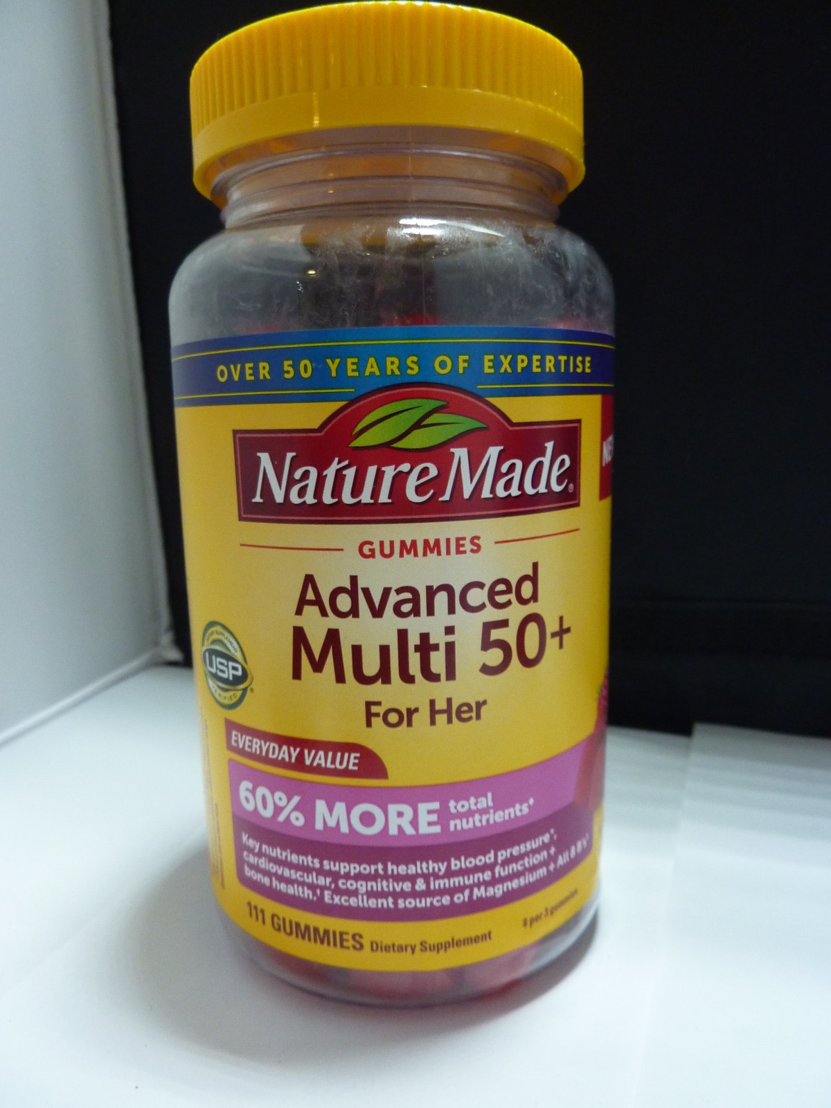 Nature Made ADVANCED Multi 50+ For HER 111 Gummies Exp JAN/2028