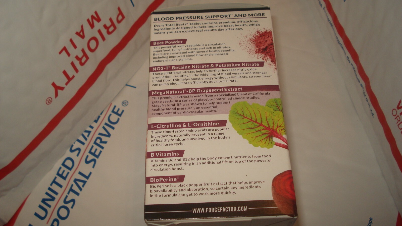 Force Factor Total Beets Powerful Circulatory Support 120 Tables Exp. 04/27