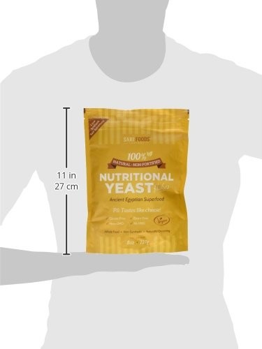 Sari Foods Non-Fortified Nutritional Yeast 8 Ounce (Pack of 1), Original