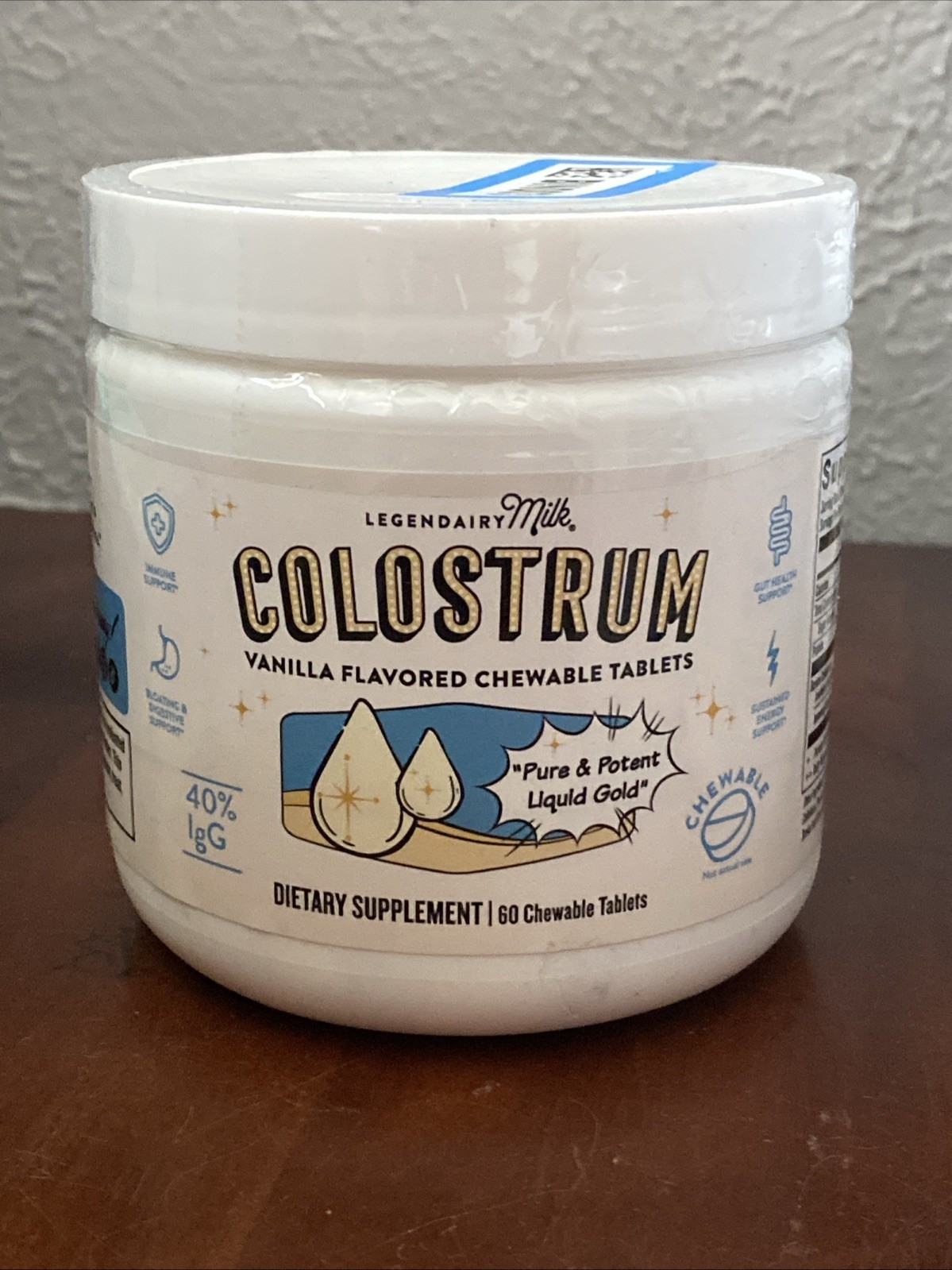 Legendairy Milk Colostrum Supplement Chewable Tablets 60 Ct Each EXP 05/2026