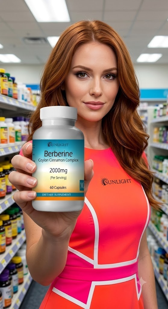 Berberine HCl with Ceylon Cinnamon Capsules 2000mg serving- limited stock
