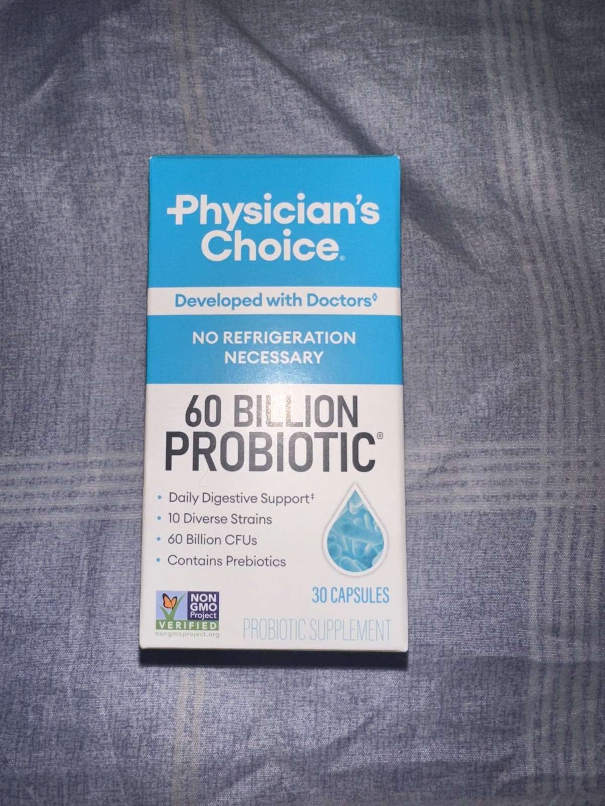 2bottles Physician’s Choice 60 Billion Probiotic 30 veg capsules Exp 2027+