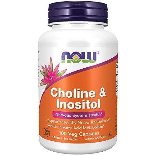 NOW FOODS Choline & Inositol 500 mg Capsules