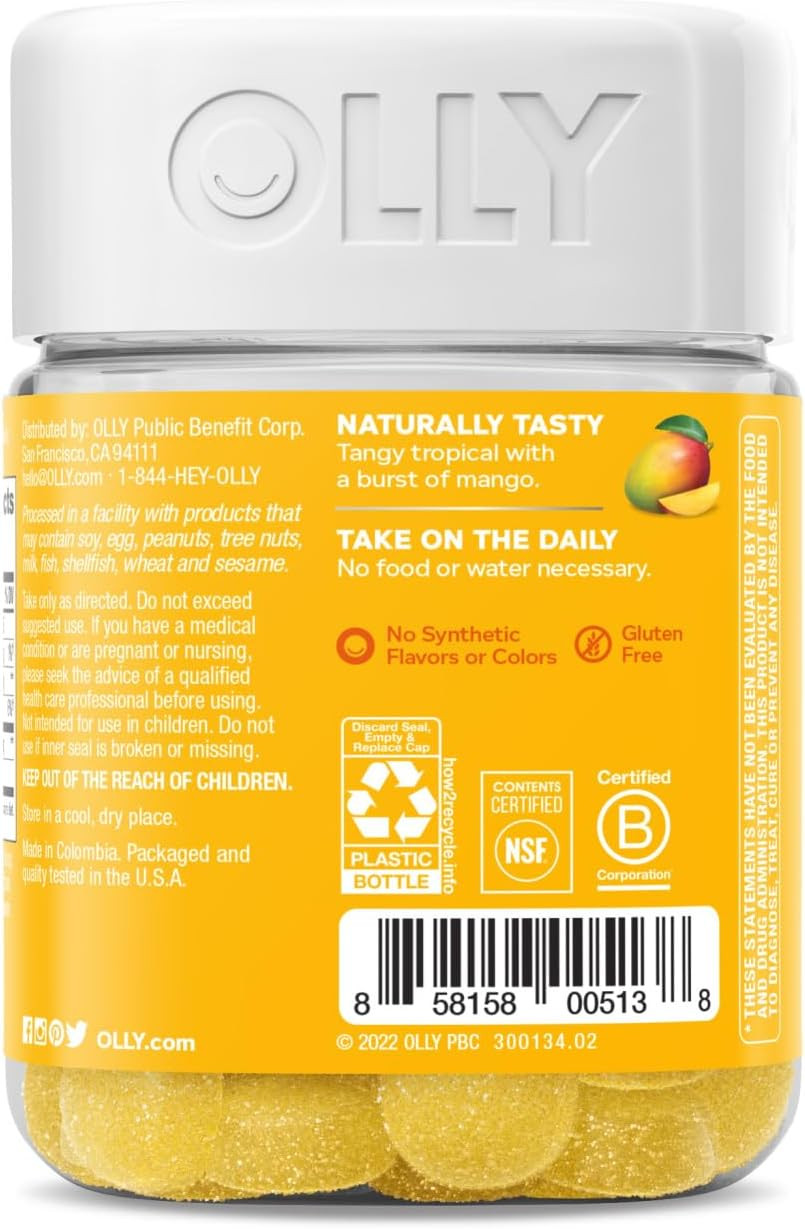Probiotic Gummy, Immune and Digestive Support, 1 Billion Cfus, Chewable Probi…