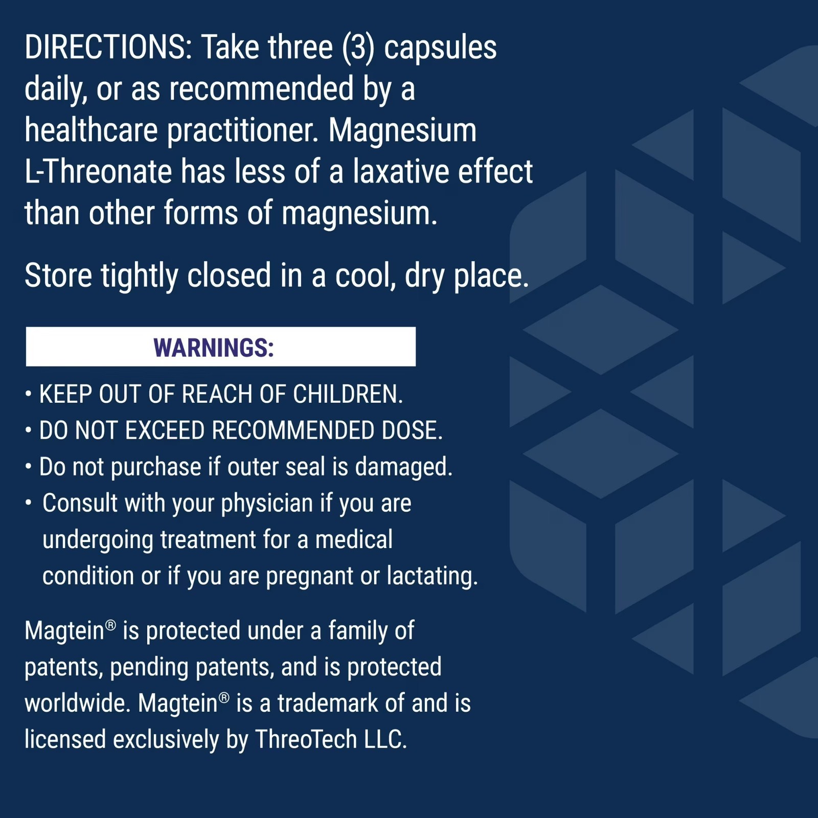 Neuro-Mag Magnesium L-Threonate from 2000 mg Magtein – Life Extension 90caps