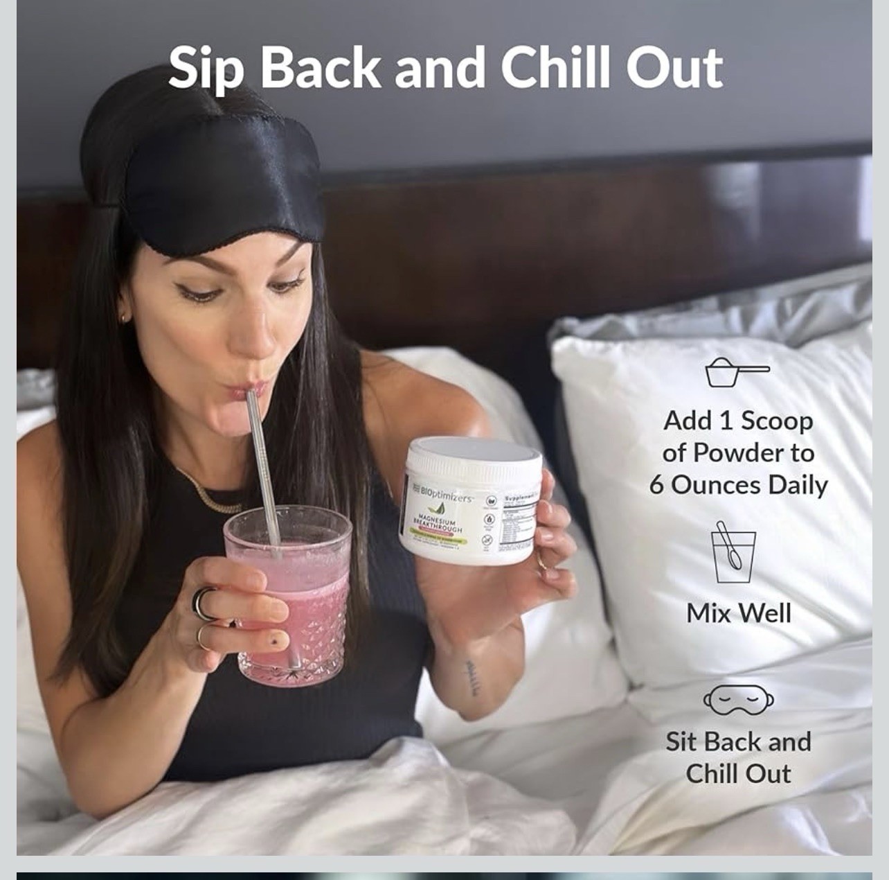 Magnesium Breakthrough Drink – 8 Forms of Magnesium, Electrolytes, Sleep Health,