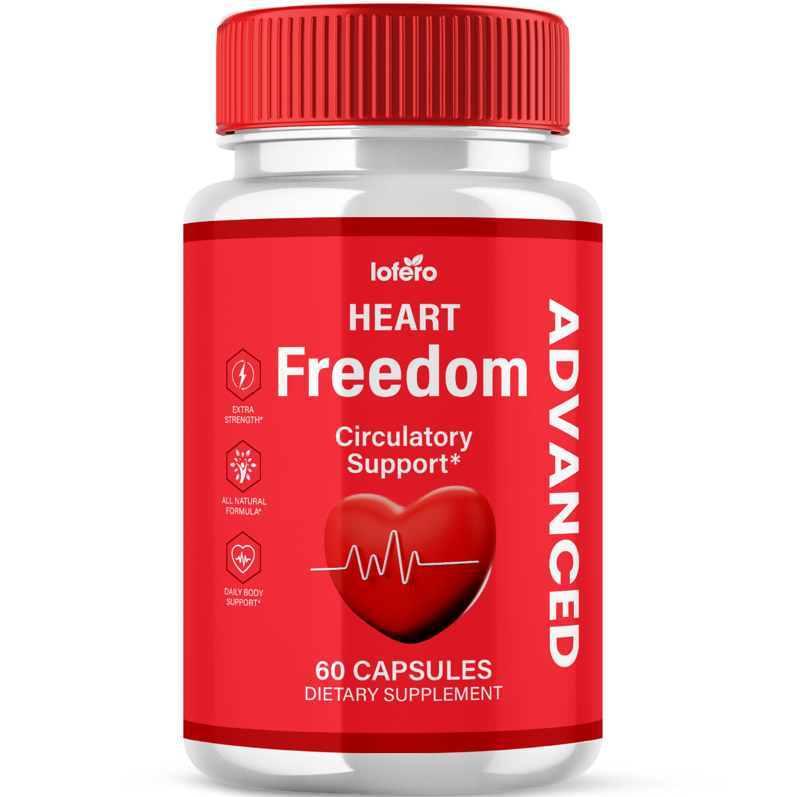 Heart Freedom Capsules Advanced Circulatory Health Support Blood Pressure (60ct)