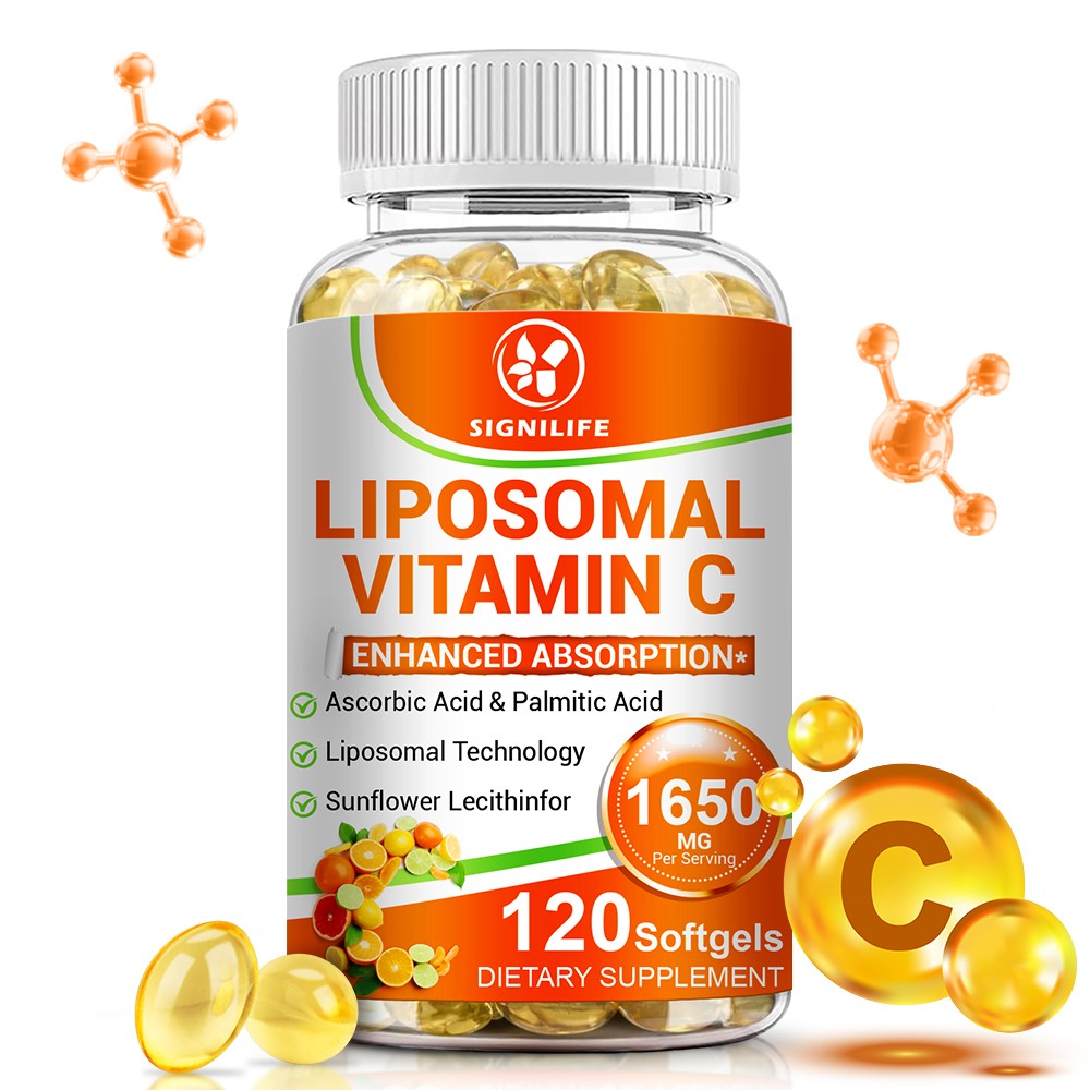 Liposomal Vitamin C 1650mg -120 Capsules – High Absorption Supplements-