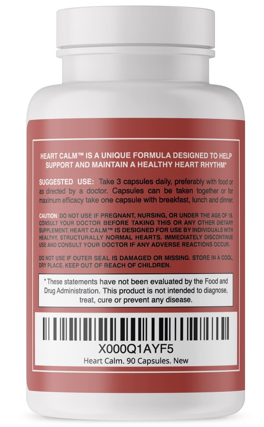 Heart Calm- Helps Support and Maintain a Healthy 30 Count (Pack of 1)