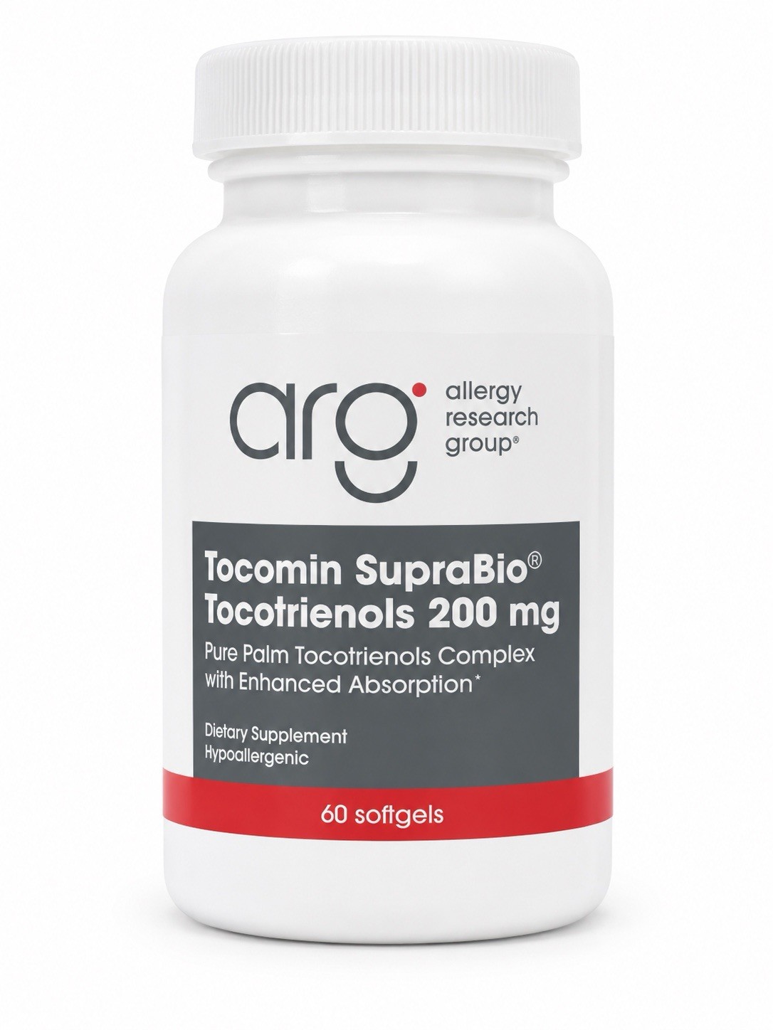 ARG | Allergy Research Group Tocomin SupraBio Tocotrienols 200mg – 60 Softgels