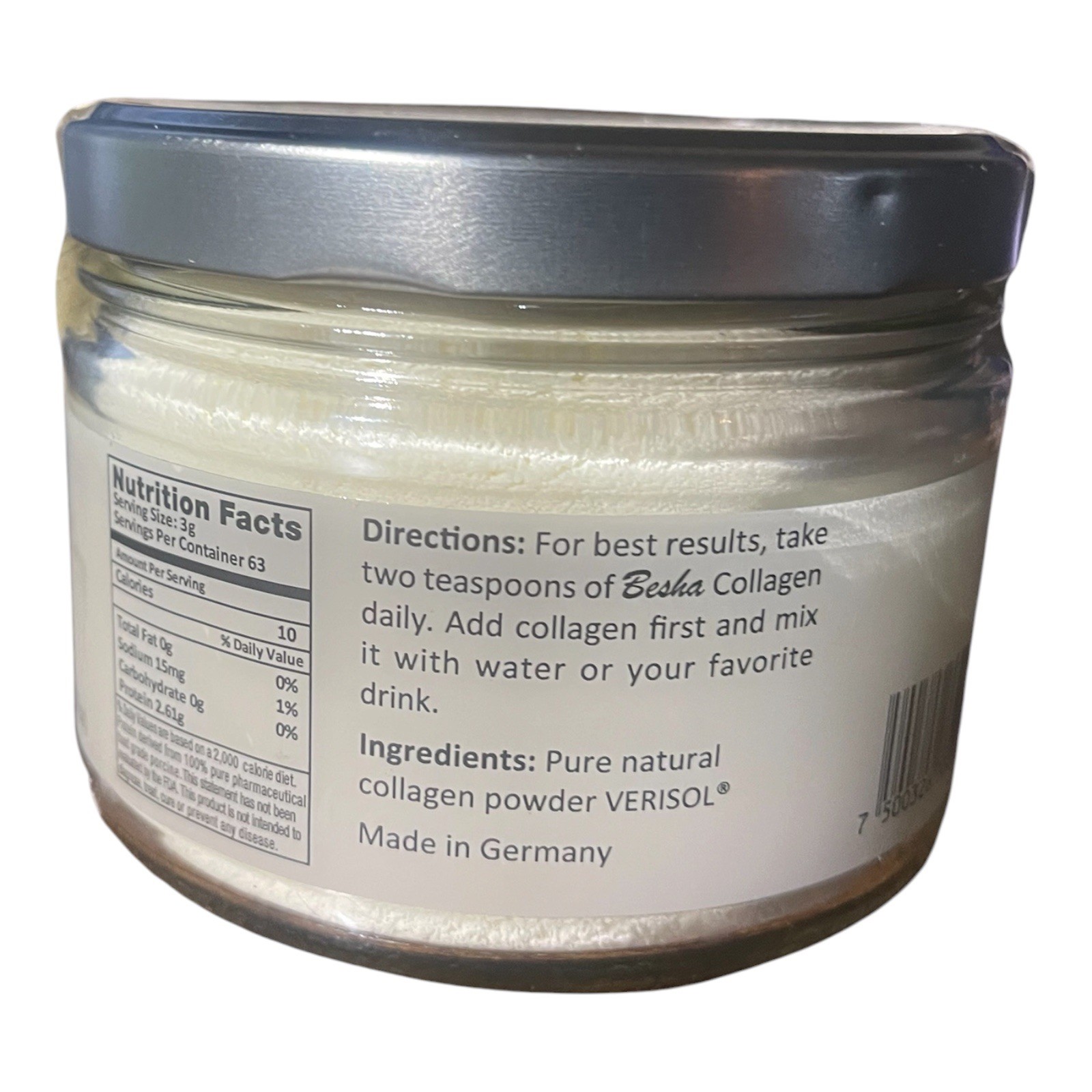 Besha Inc Collagen Peptides Body Scrub Exfoliating Beauty Treatment