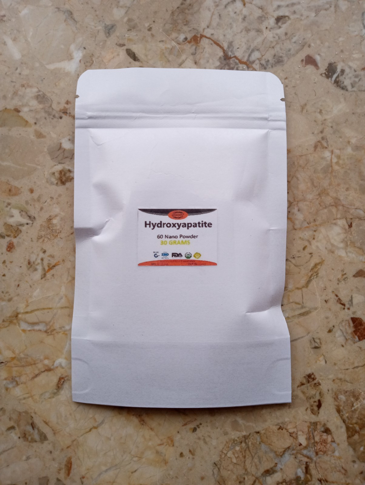 Hydroxyapatite 60 Nano Food Grade 99.95% Pure Teeth, Bone, Teeth Powder 1oz/30g