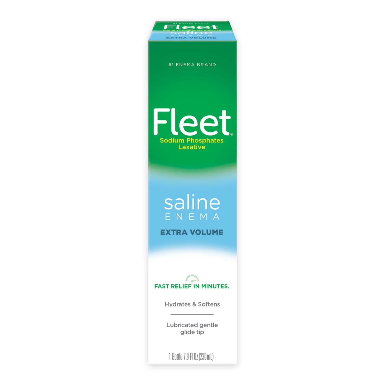 Fleet Saline Laxative Enema, (Packaging May Vary), 7.8 Fl.Oz
