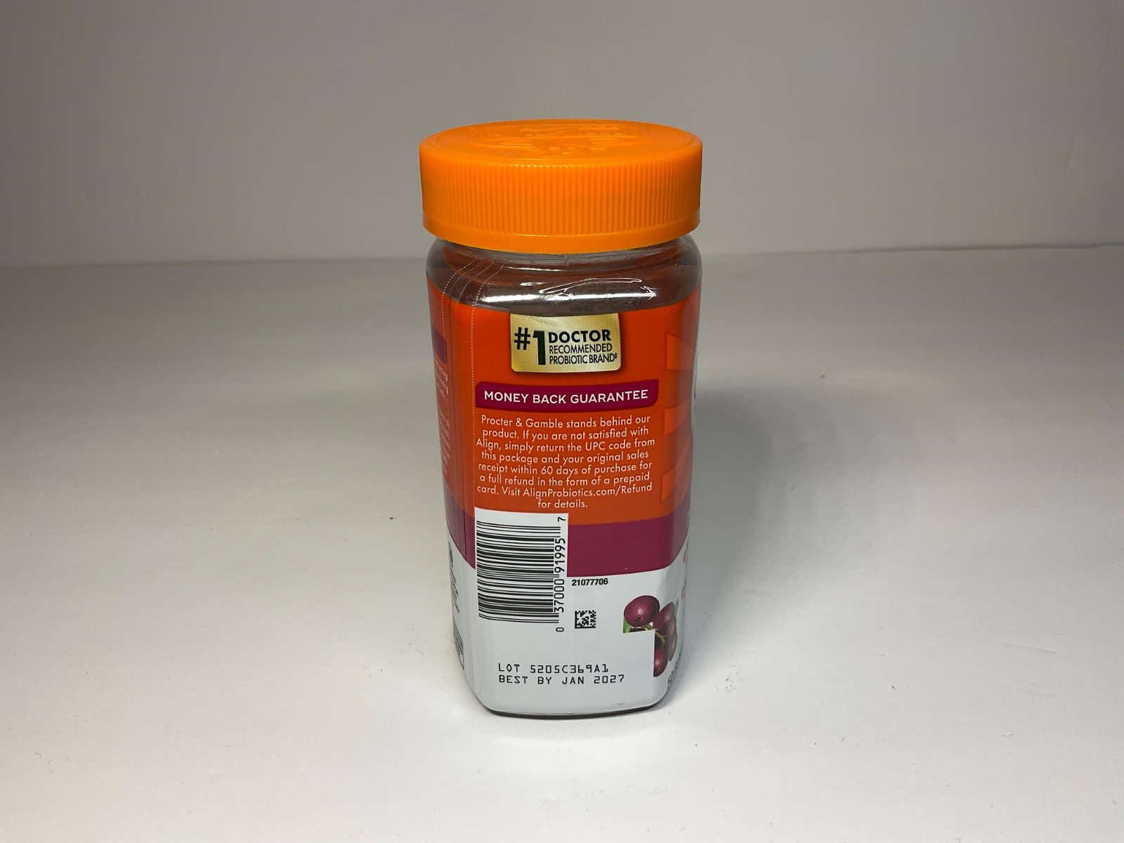 🔥Align Women’s Dualbiotic with Cranberry 50X 1 Count Gummies EXP 01/27🔥