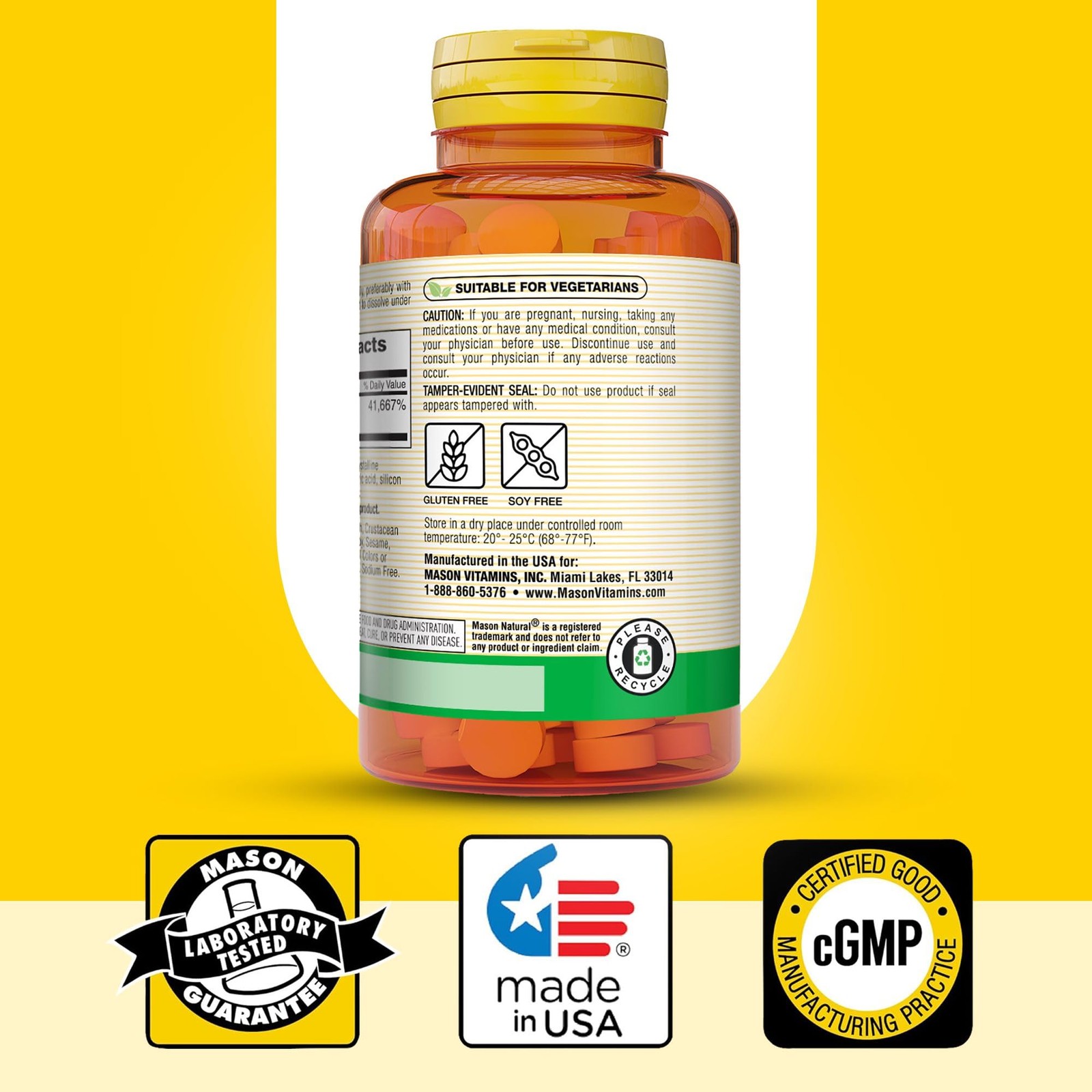 Mason Vitamins B 12 1000 mcg Dissolves Under Tongue Tablets, 200 Count