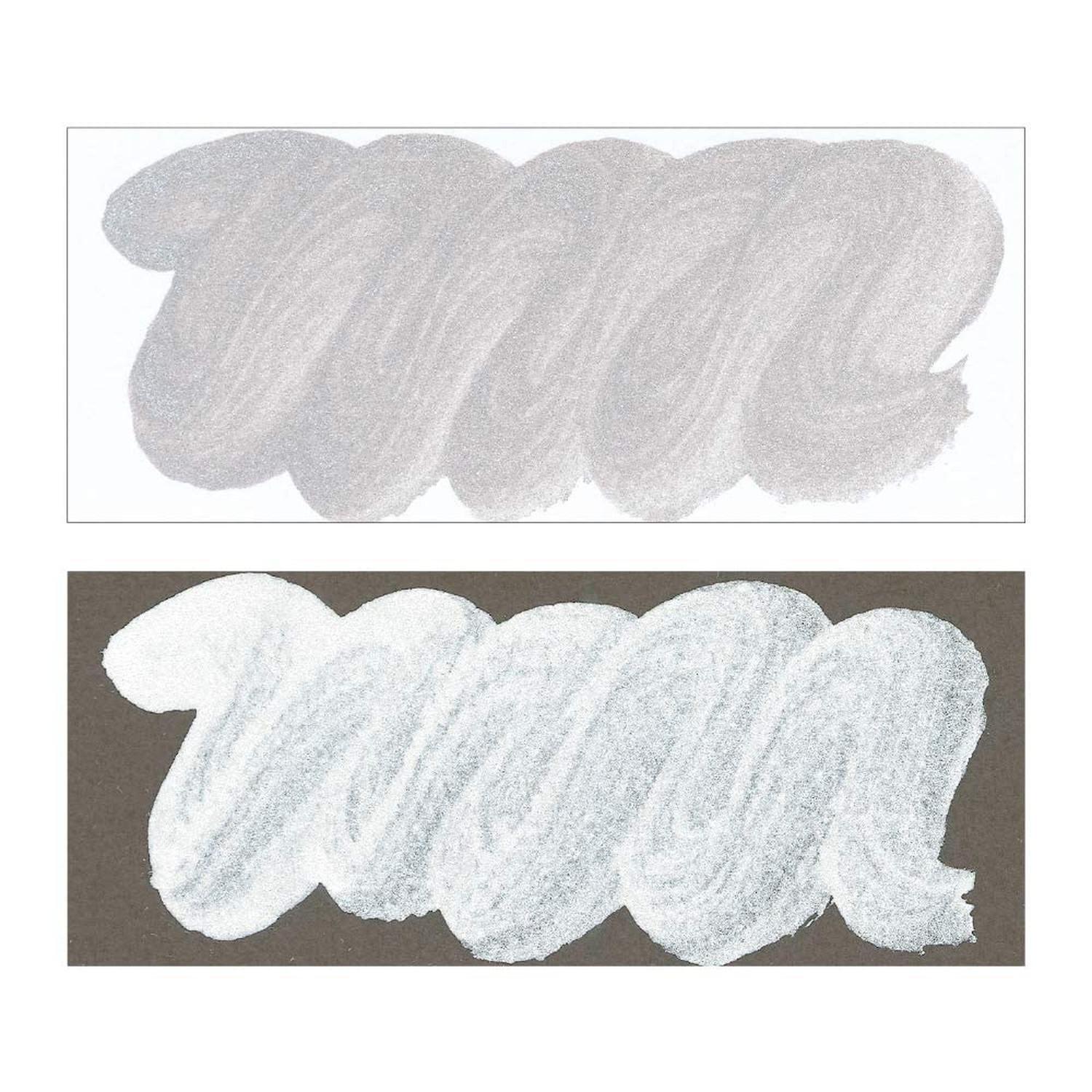 Kuretake BA302-6 Pearl Calligraphy Liquid, Silver Sparkle, 2.4 fl oz (60 ml)
