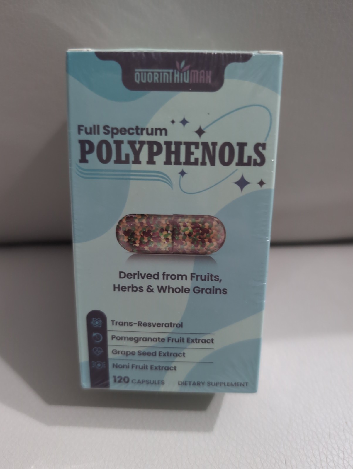 QUORINTHIUMAX Full Spectrum Polyphenols Fruits Herbs Grains 120ct EXP 12/28