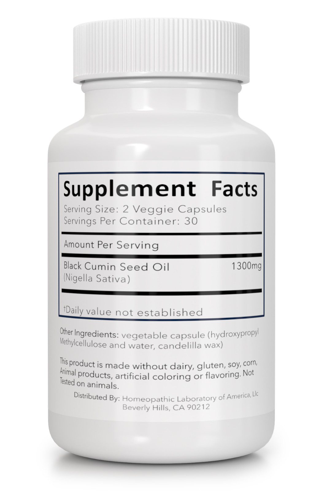 2 Natural Black Seed Oil Capsules 100% Cold Pressed – Immune Support, Detox Aid
