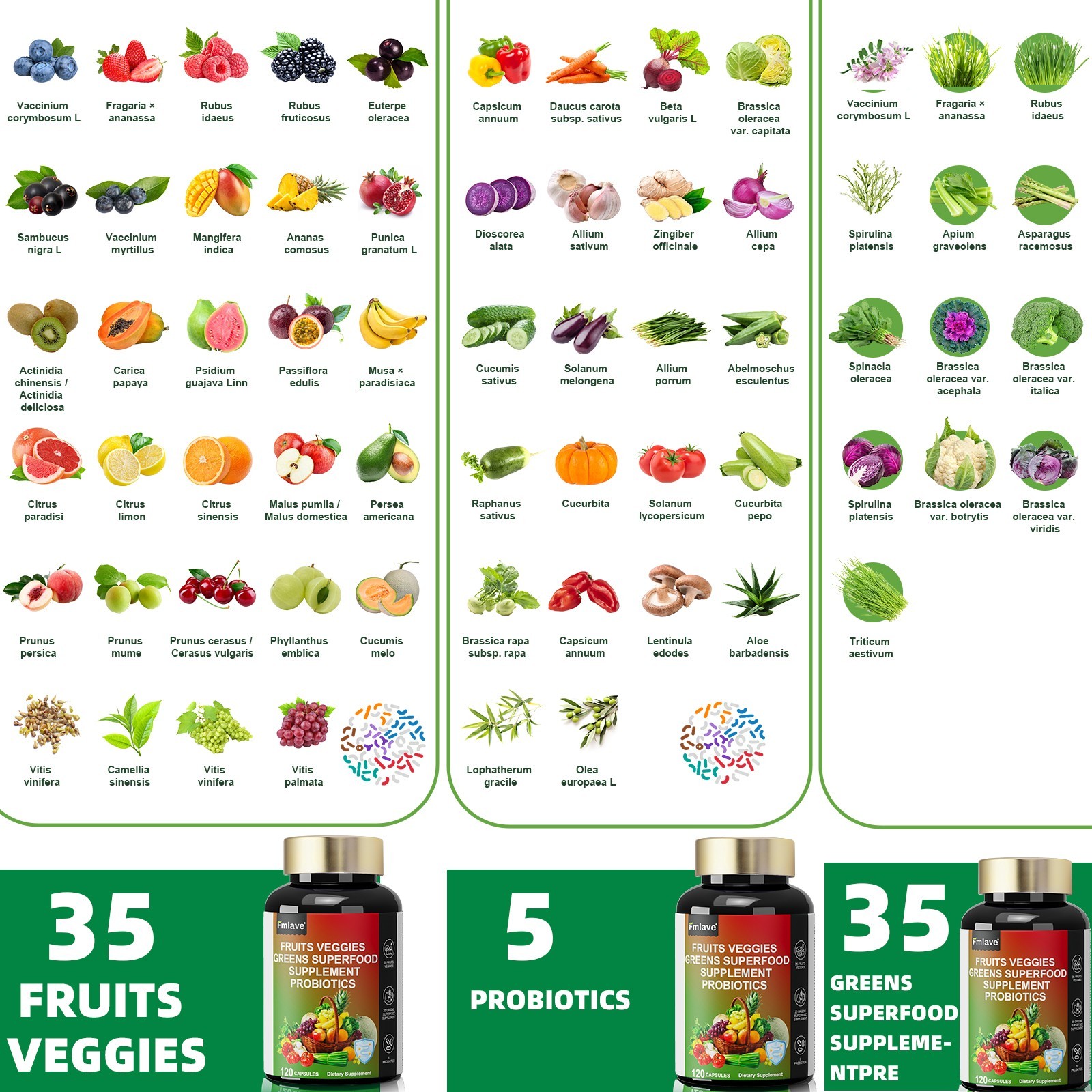 70 Fruits and Veggies Supplement Balance of Daily Nature Fruits and Vegetables