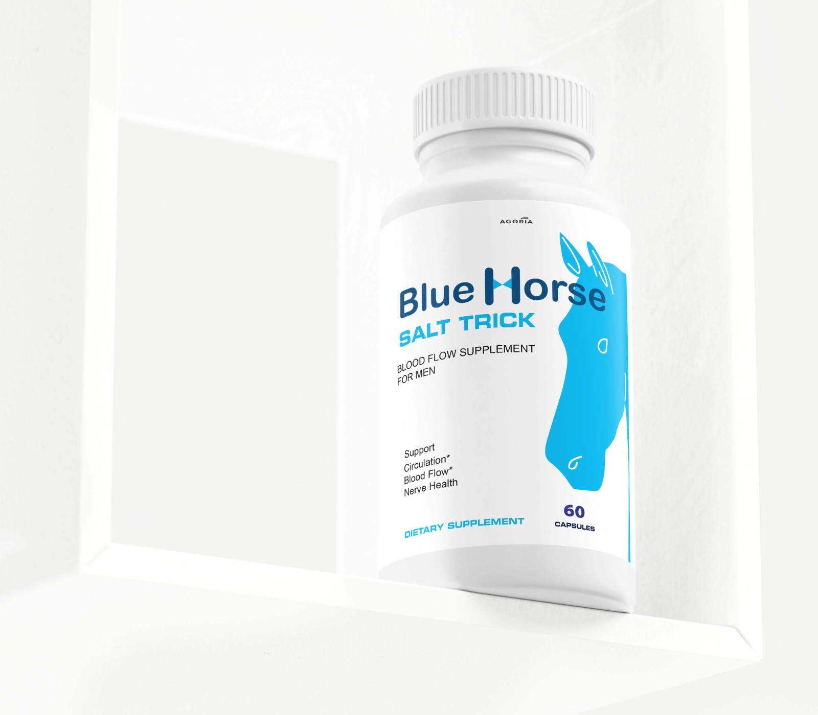 ( 1 Pack ) Blue Horse Salt Trick – Our Best Blood Flow Supplement for Men