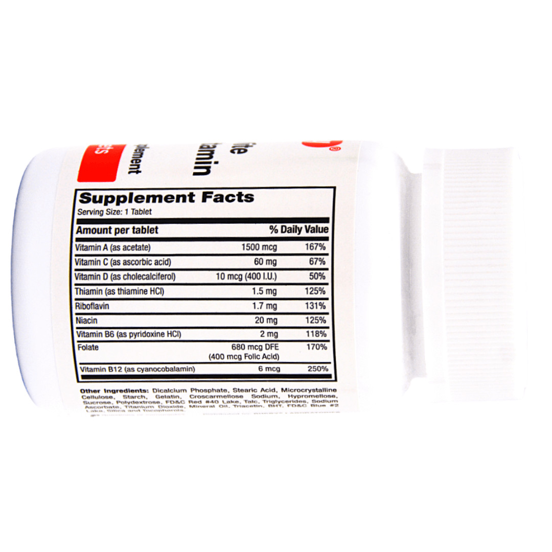 Rugby Daily-Vite Multivitamin – 100 Tablets | Gluten Free 8-2025 (5 Pack)