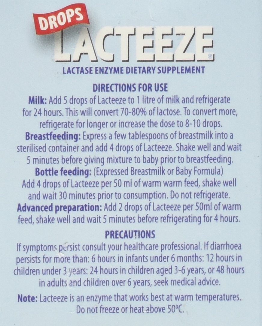 Gelda Scientific Lacteeze Drops 7 Ml Liquid Enzyme