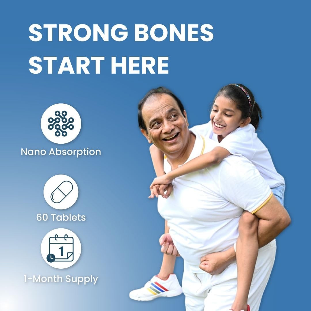 ZERO.HARM Holistic Calcium D3 K2-7 60 Tablets Bone Care