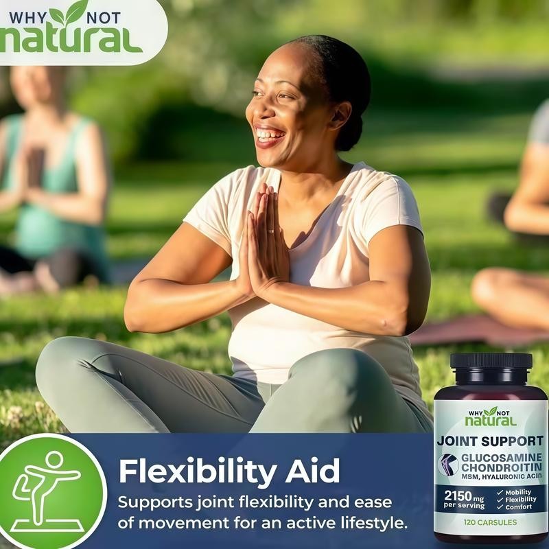 Why Not Natural Glucosamine Chondroitin MSM, Joint Support 2150mg Supplement