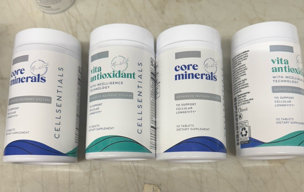 2 Sets Latest upgraded USANA Cellsentials Vita Antioxidant Core Minerals 12/28