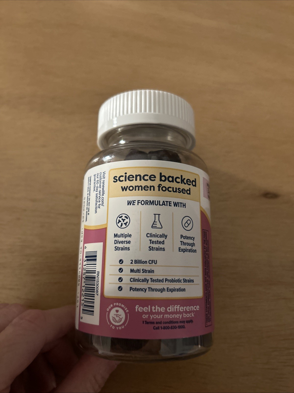 New RenewLife Women’s Care Probiotics Prebiotic 48 Gummies Cherry Flavor 12/2025