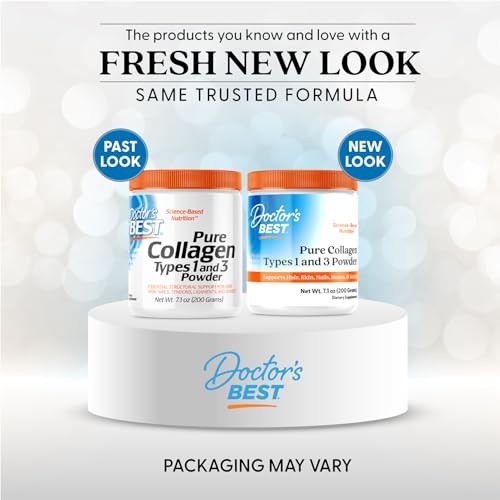 Doctor’s Best Pure Collagen Types 1 & 3, 7.1 Ounce (Pack of 1), No Color