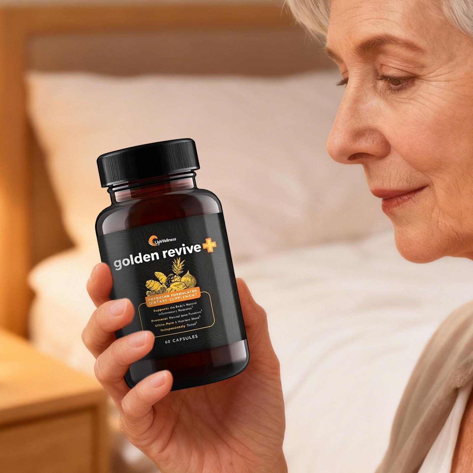 UpWellness Golden Revive+ Joint Support 60ct 1 Month Supply