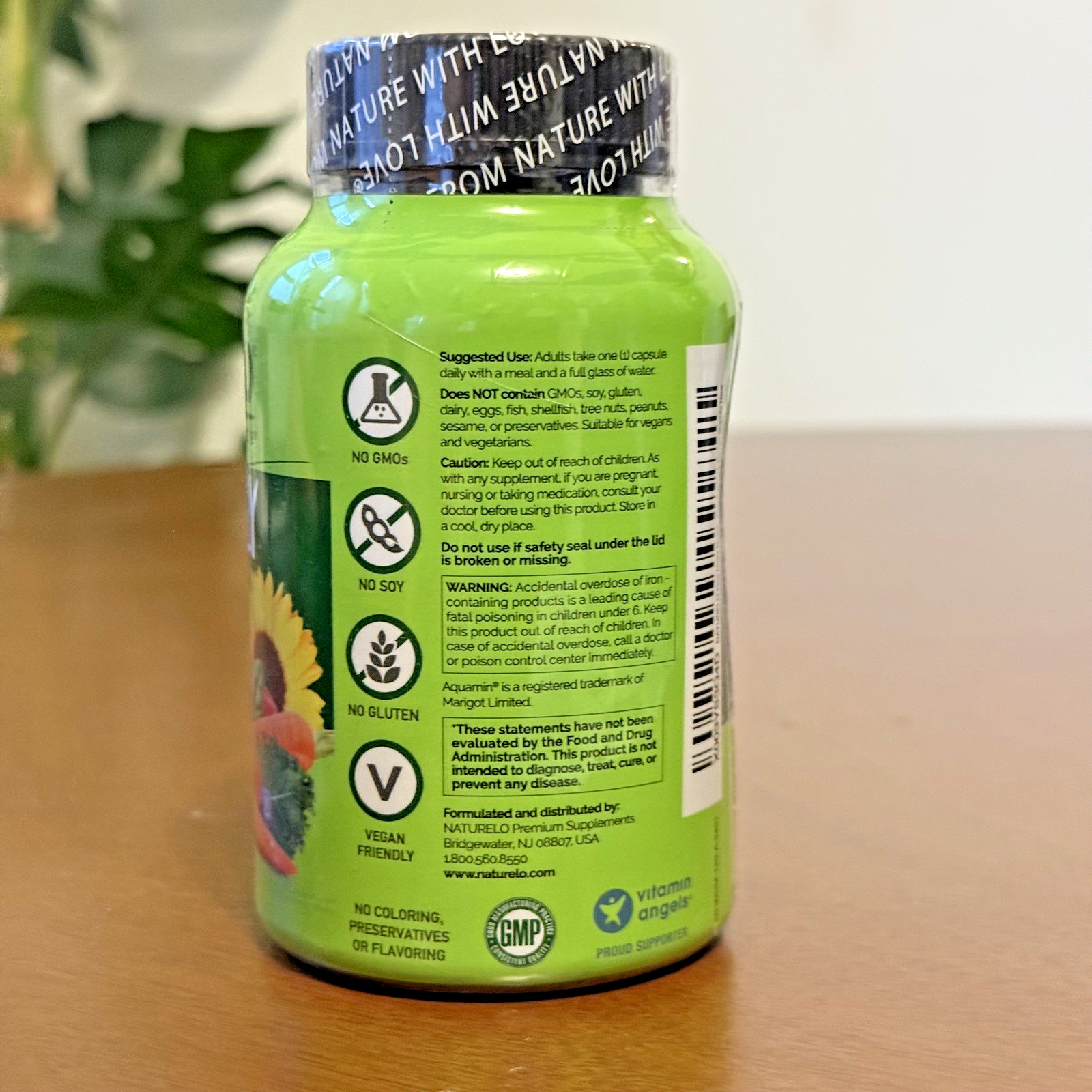 NATURELO ONE DAILY Multivitamin Supplement for Women – 120 Caps – EXP 02/2026