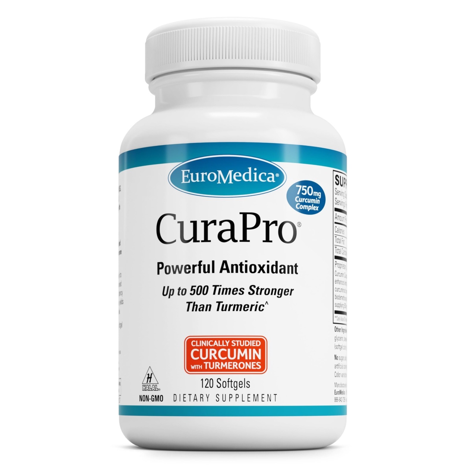 Curapro Softgels 750mg – 120 Count, Natural Pain Relief & Immune Support