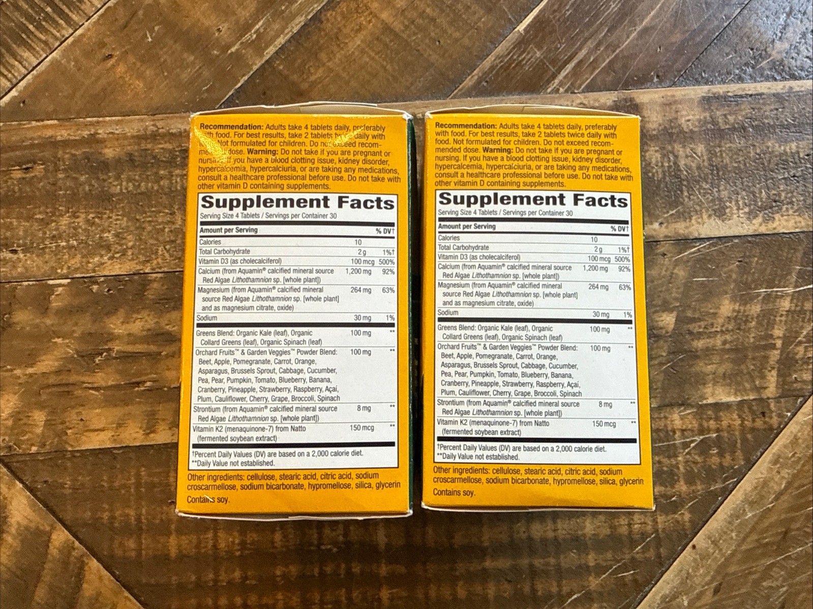 2 Nature’s Way Alive! Calcium Bone Formula 120 Tablet Exp 05/31/2027 FREE SHIP