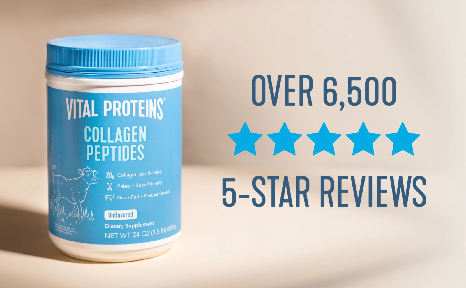 Vital Proteins Collagen Peptides Chocolate 32 oz, – Fresh! – Free Shipping!