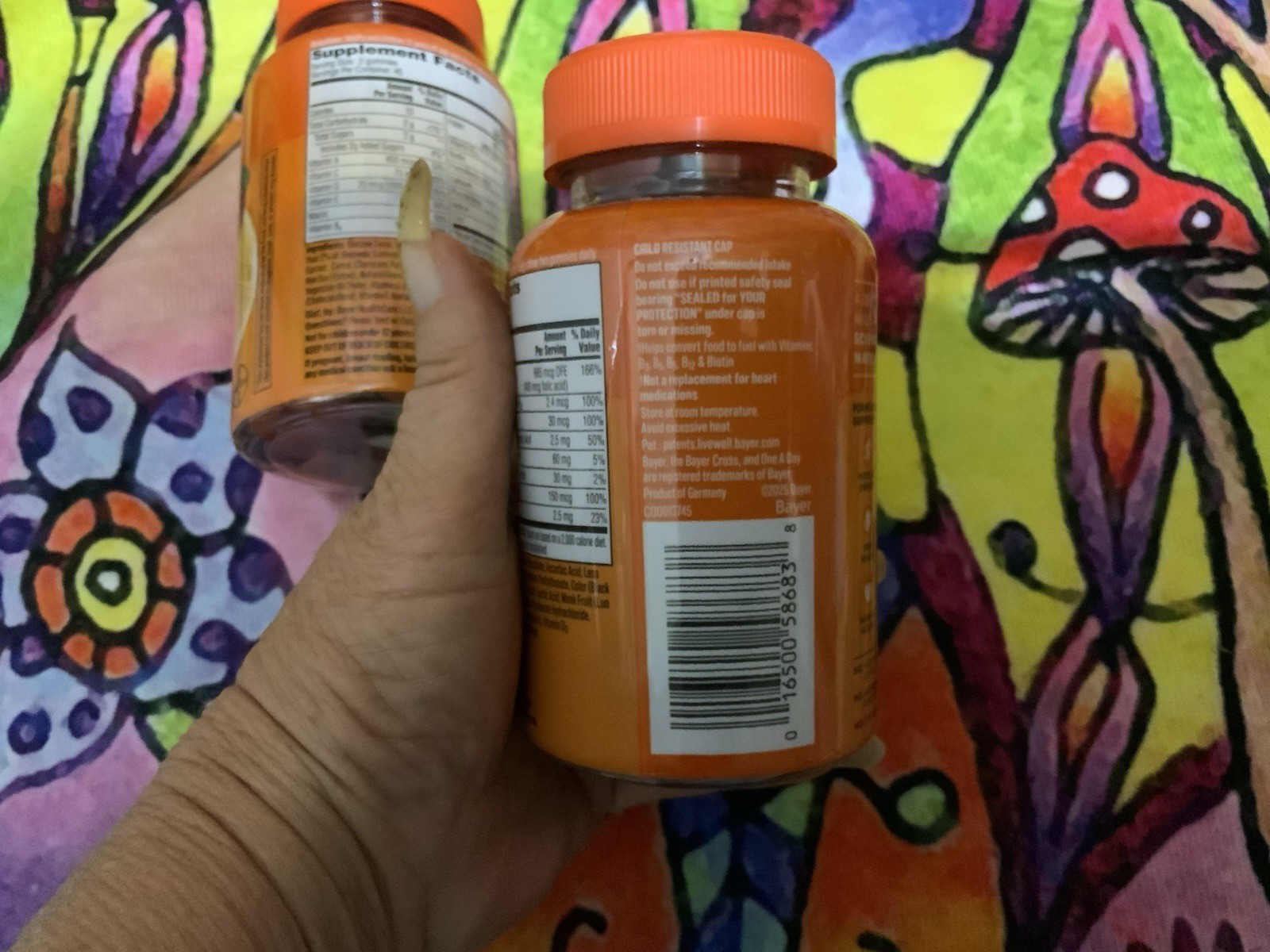 2~One A Day Women’s Multivitamin Gummies with B Vitamins & Biotin, Exp: 2027
