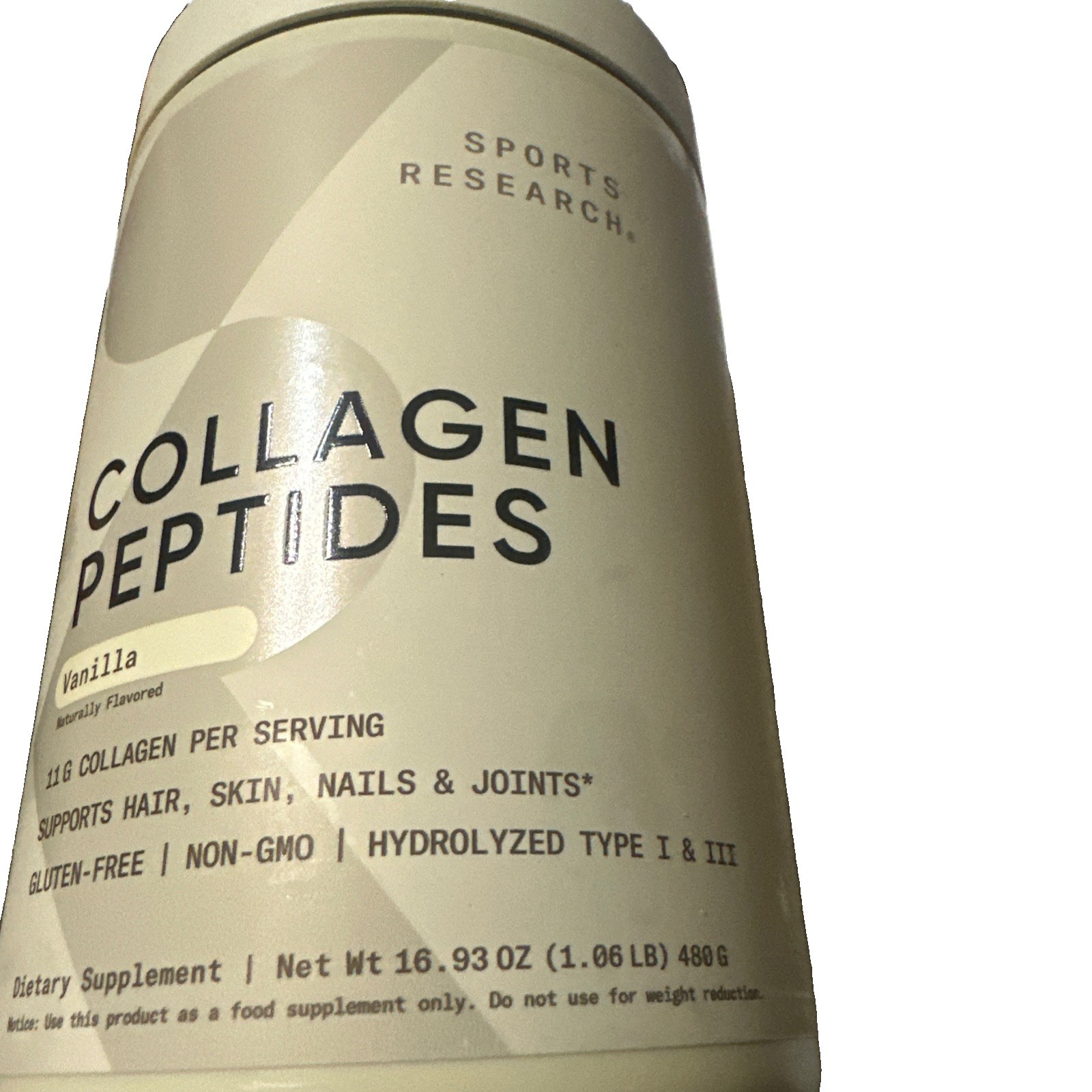 Collagen Peptides – Hydrolyzed Type 1 & 3 Collagen Powder Protein Supplement