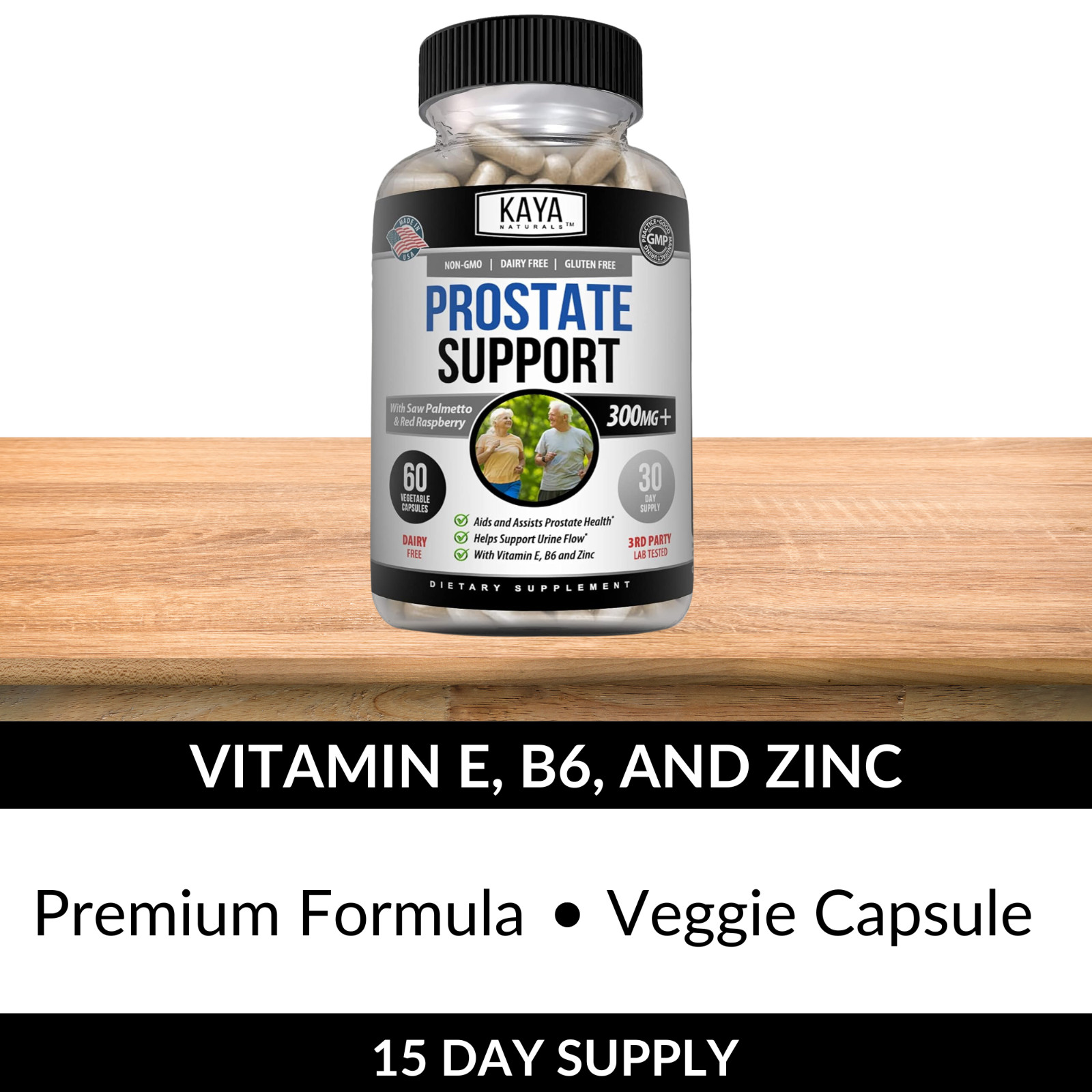 (2 Pack) Prostate Support – Reduce Frequent Urination, Stamina supplement 60ct